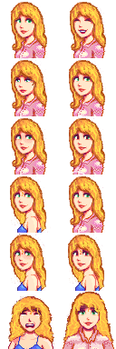 《星露谷物语》金色长发碧眼潘妮MOD