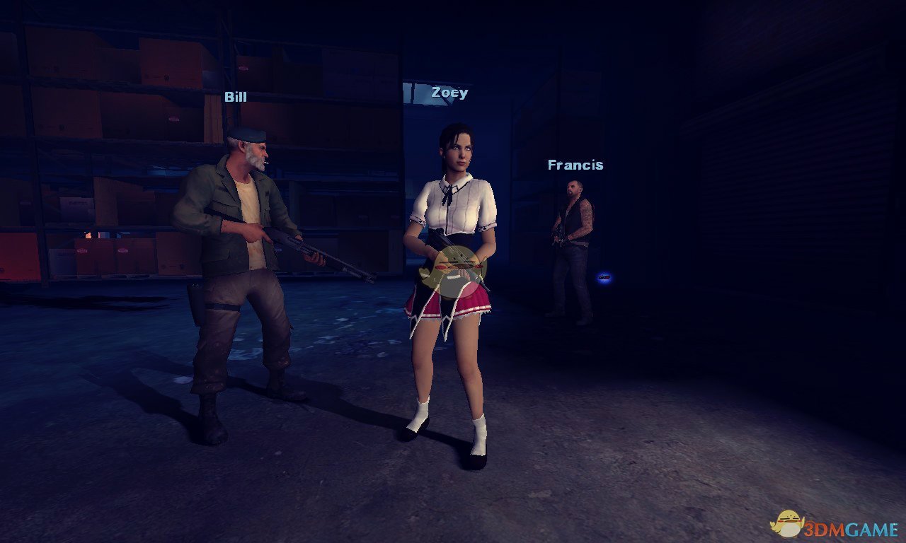 《求生之路2》佐伊高中制服MOD