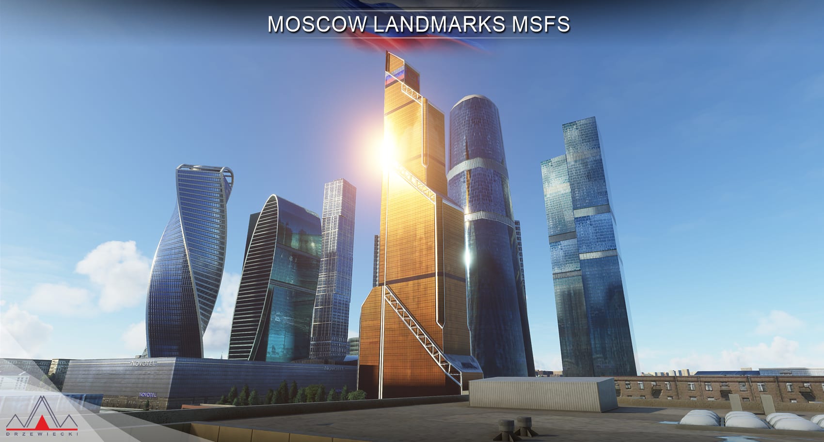 《微软飞行模拟》新附加插件 让莫斯科的风景更美丽