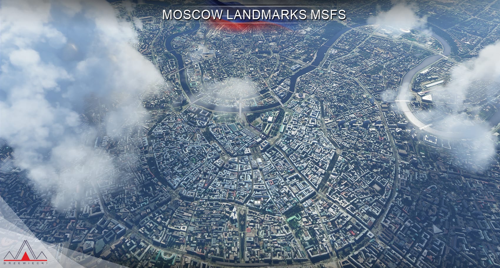 《微软飞行模拟》新附加插件 让莫斯科的风景更美丽