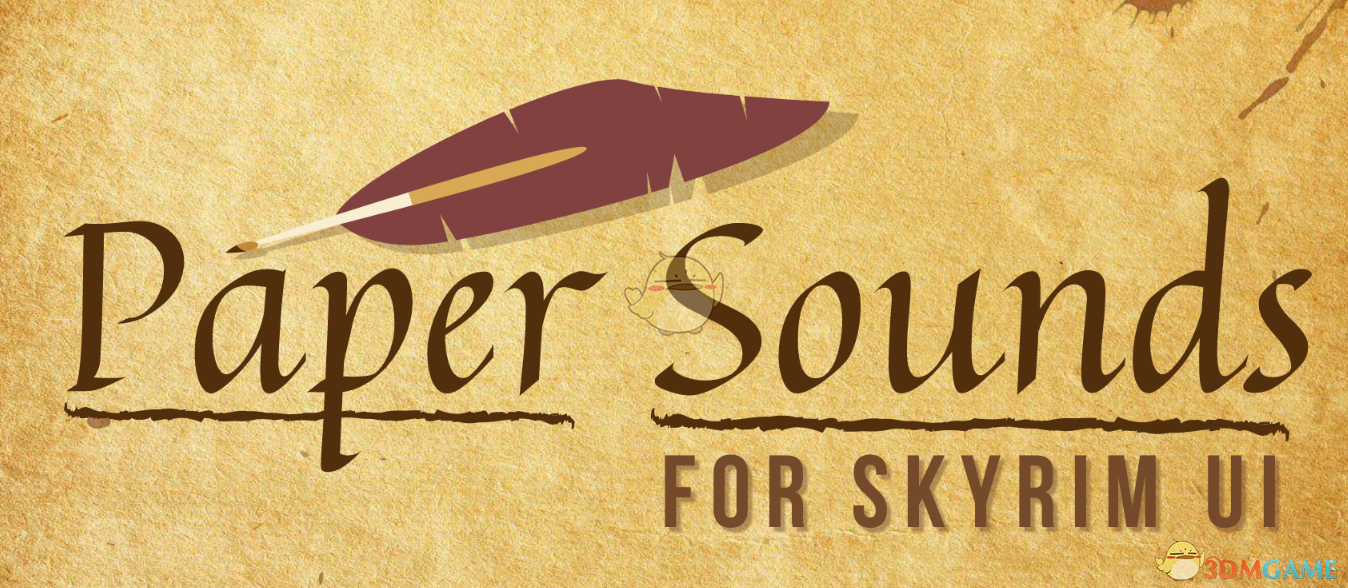 《上古卷轴5：天际》纸质UI声音界面MOD