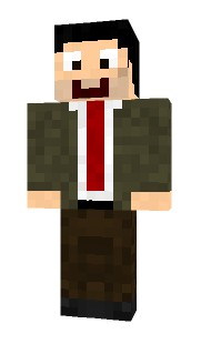 《我的世界》憨豆先生皮肤MOD