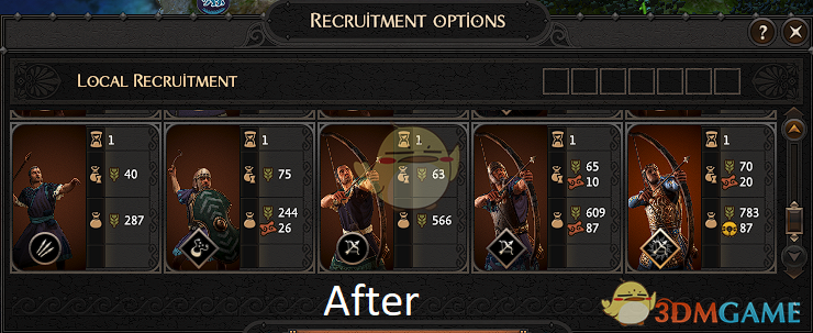 《全面战争传奇：特洛伊》军队维护费用减半MOD