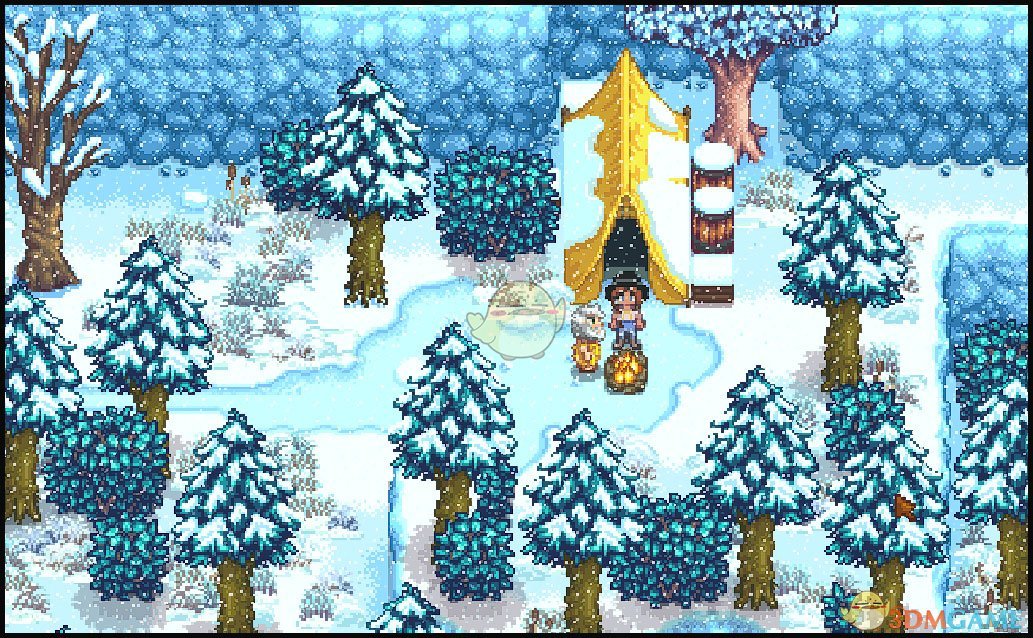 《星露谷物语》花草和积雪MOD