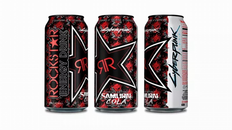 《赛博朋克2077》联动Rockstar Energy推出饮料