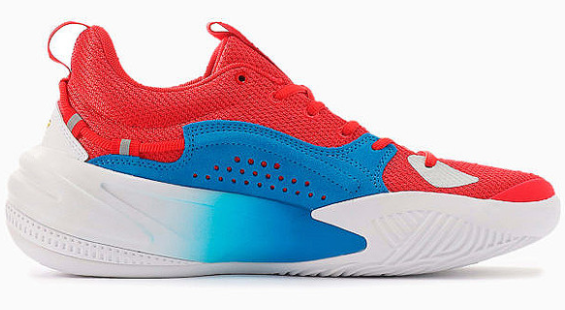彪马联动马里奥推出新品篮球鞋 红蓝色调美观实用