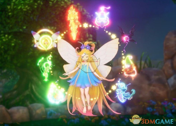 《圣剑传说3：重制版》元素环绕的精灵MOD