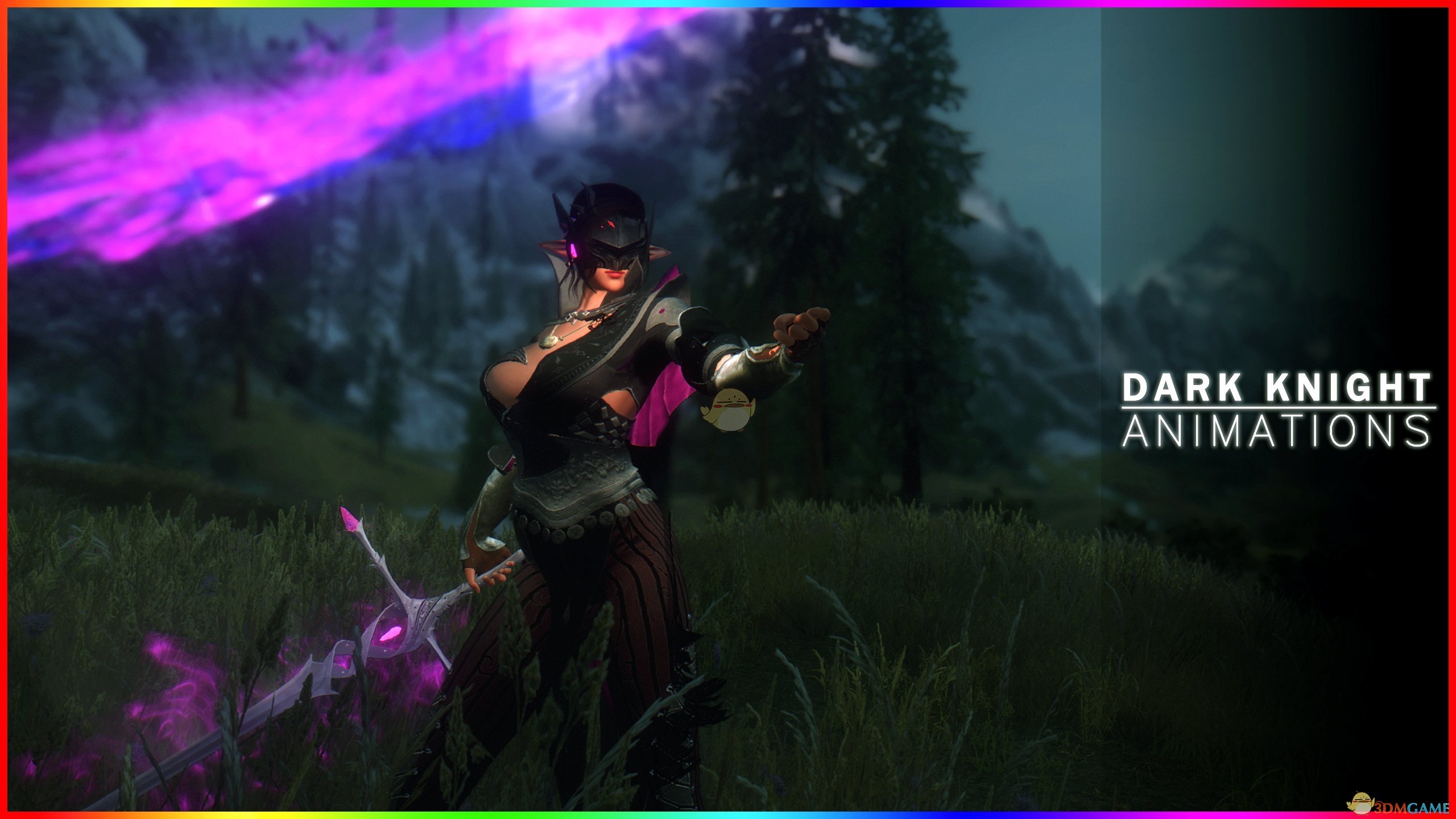 《上古卷轴5：天际》黑暗骑士大剑攻击动画MOD