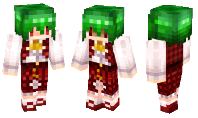 《我的世界》风见幽香皮肤MOD