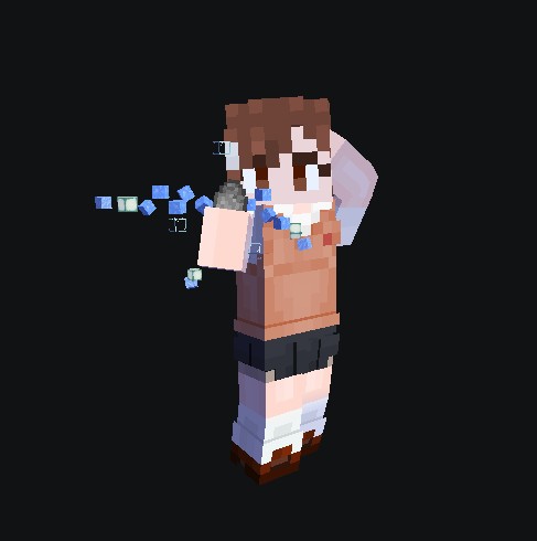 《我的世界》御坂美琴皮肤MOD