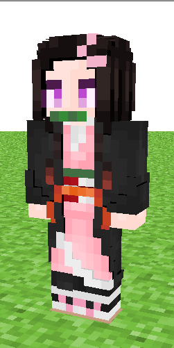 《我的世界》祢豆子皮肤MOD