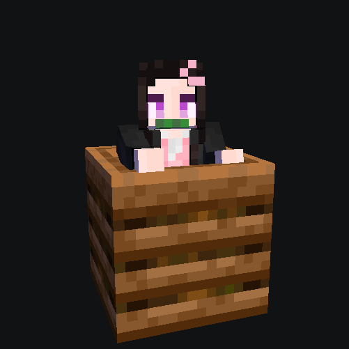 《我的世界》祢豆子皮肤MOD