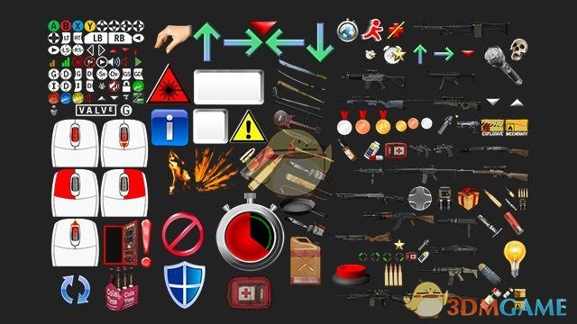 《求生之路2》游戏彩色图标MOD