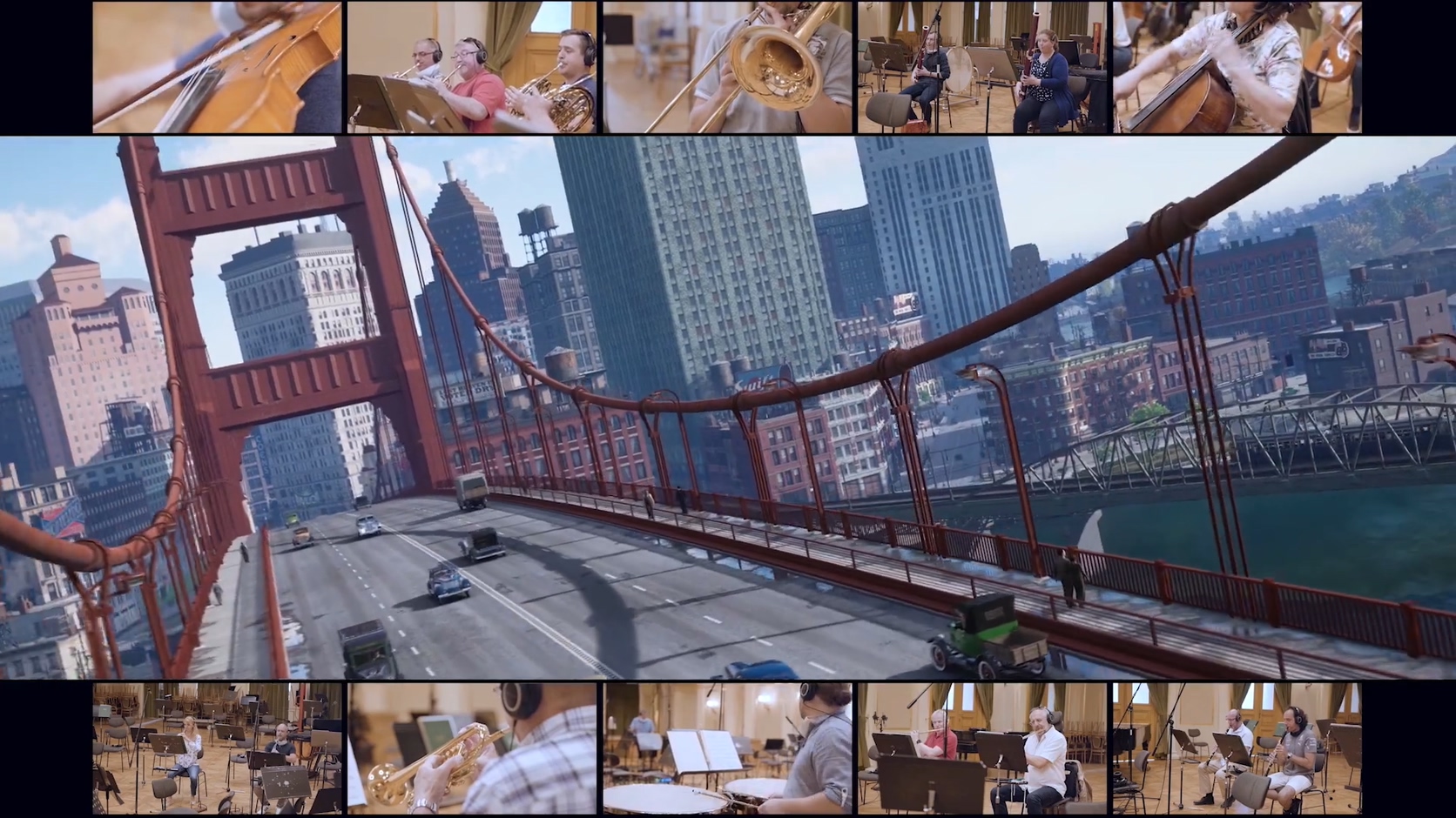 《四海兄弟：最终版》经典开场配乐 幕后录制视频