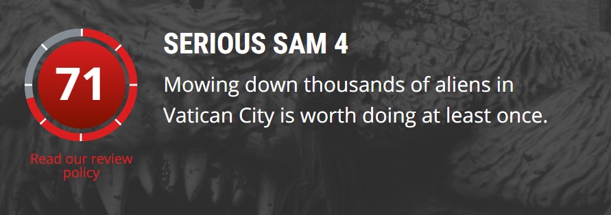 《英雄萨姆4》IGN 5分：敌人设计依旧出色 但玩多了确实无聊