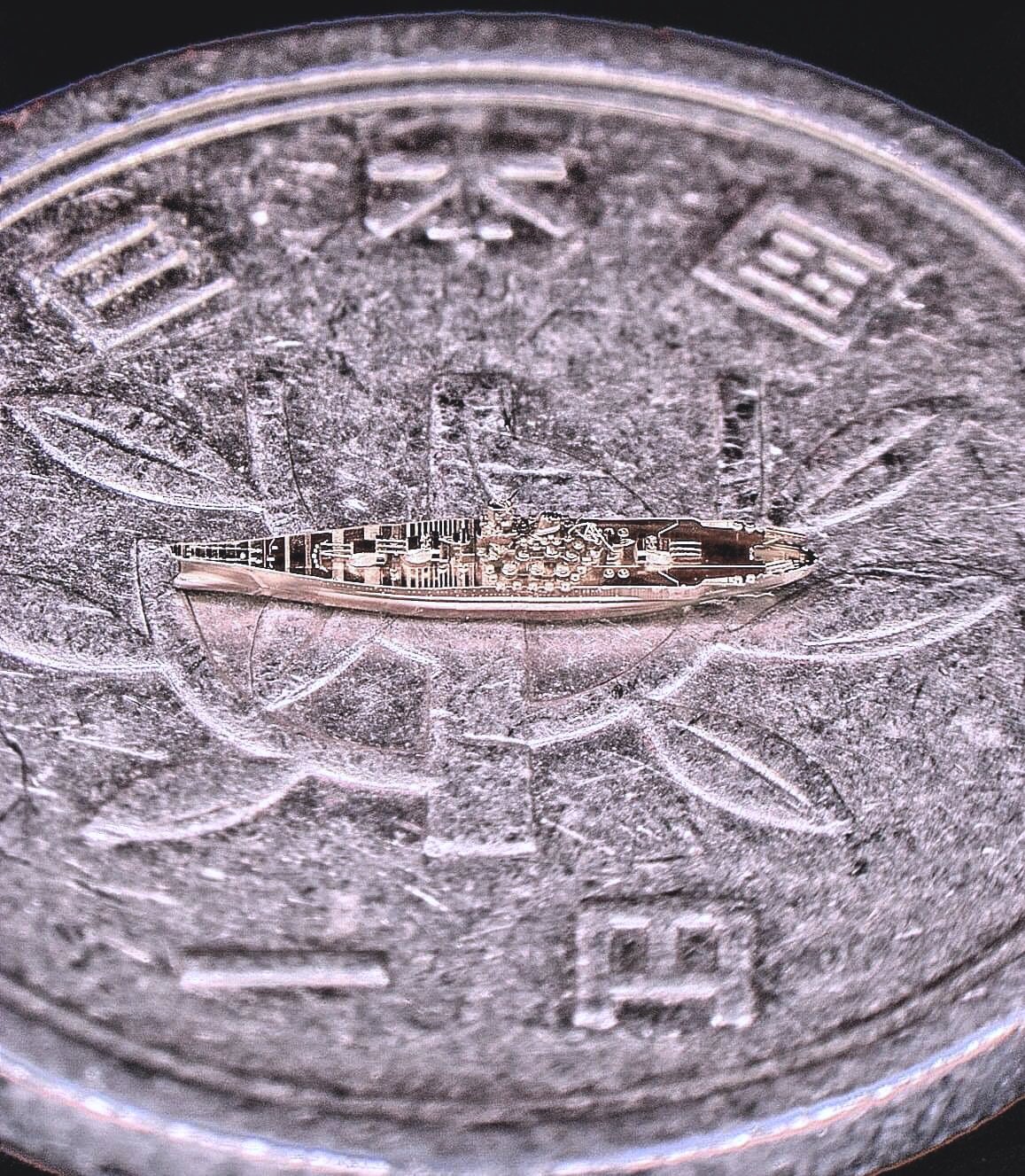 京都金属加工厂打造毛发战舰大和模型 显微镜下细节毕现