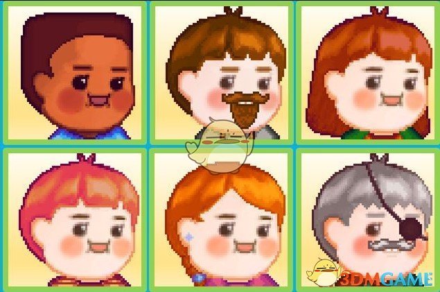 《星露谷物语》胖脸娃娃NPC外观包MOD