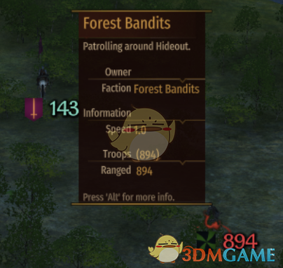 《骑马与砍杀2》更多森林强盗MOD