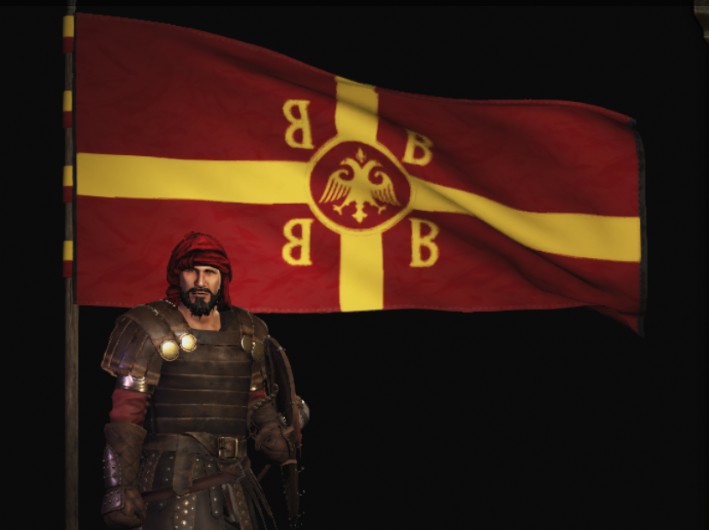 《骑马与砍杀2》东罗马帝国旗帜MOD