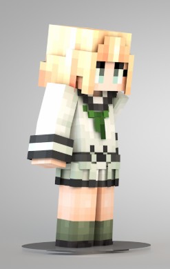 《我的世界》万华镜觋夕莉皮肤MOD