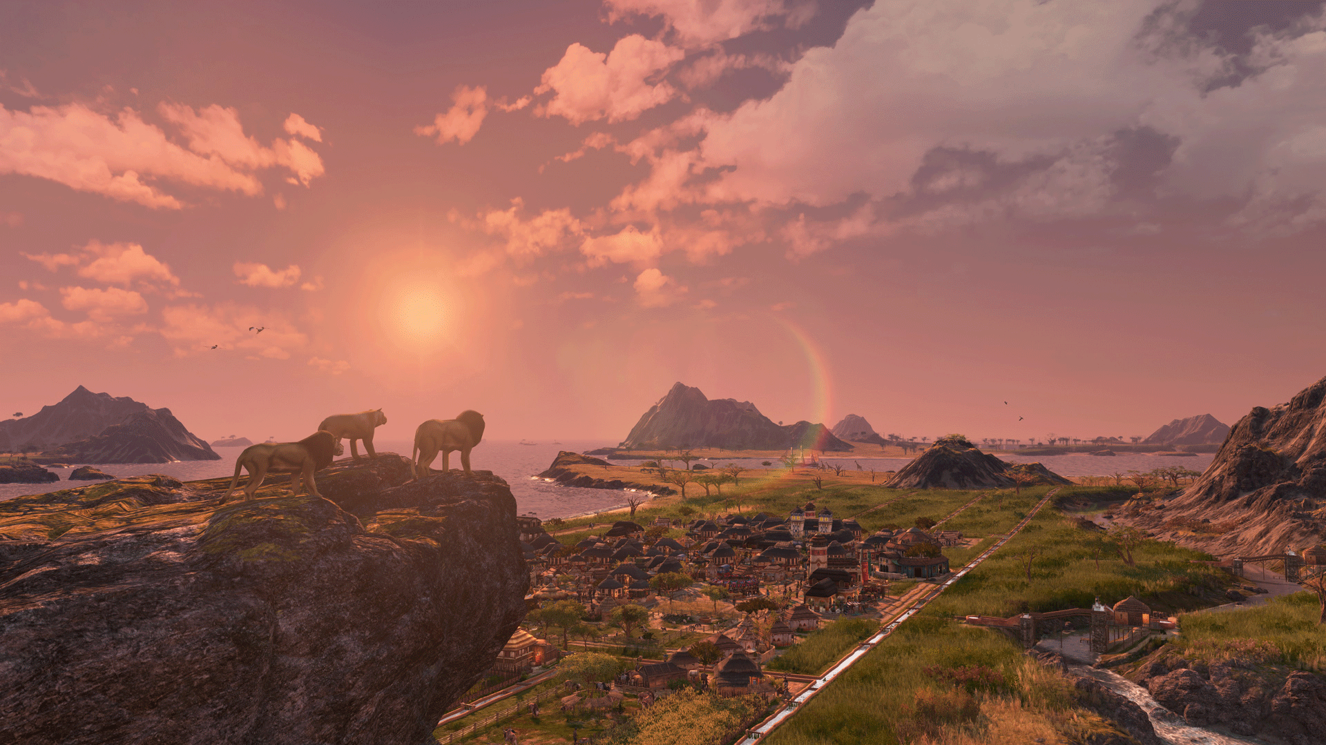 在《纪元1800》最大DLC《群狮之地》探访宏大的安贝沙
