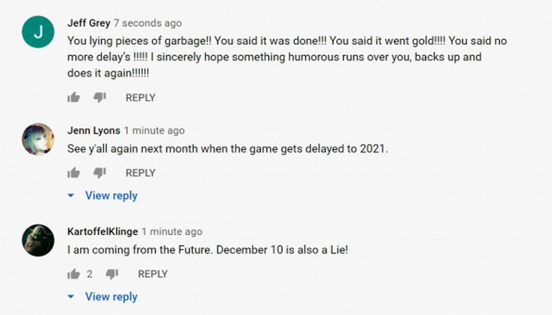 《赛博朋克2077》再次跳票惹玩家争议  自己啪啪打脸不疼么