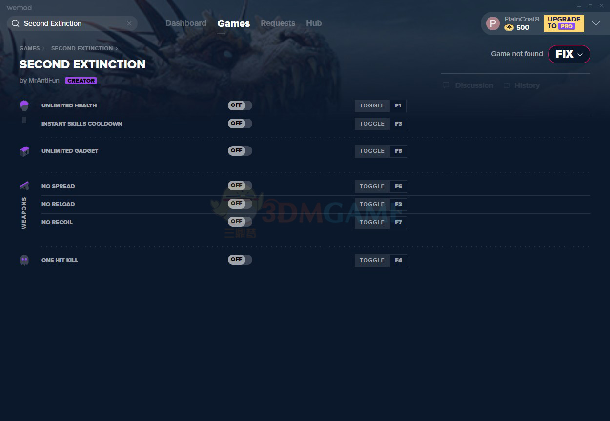 《二次灭绝》v0.2.1.1七项修改器[MrAntiFun]