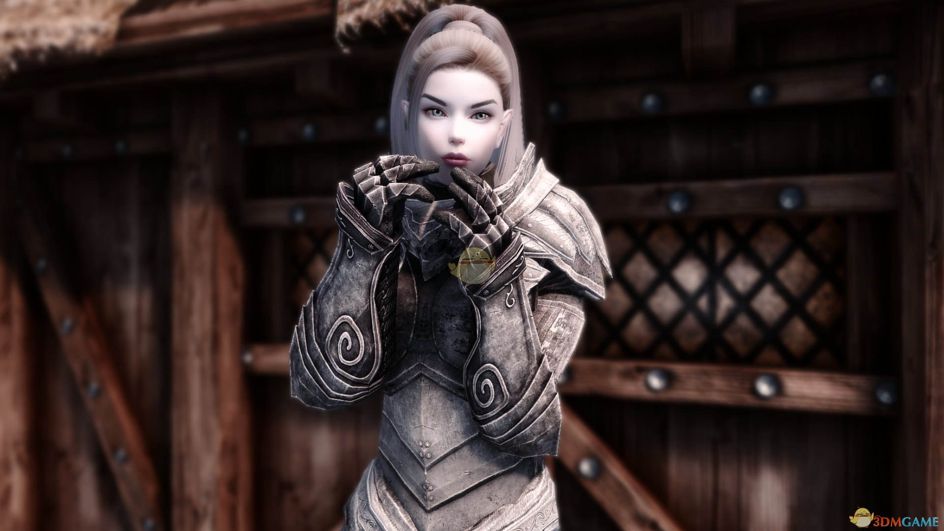 《上古卷轴5：天际重置版》Haertys雪精灵女性随从MOD