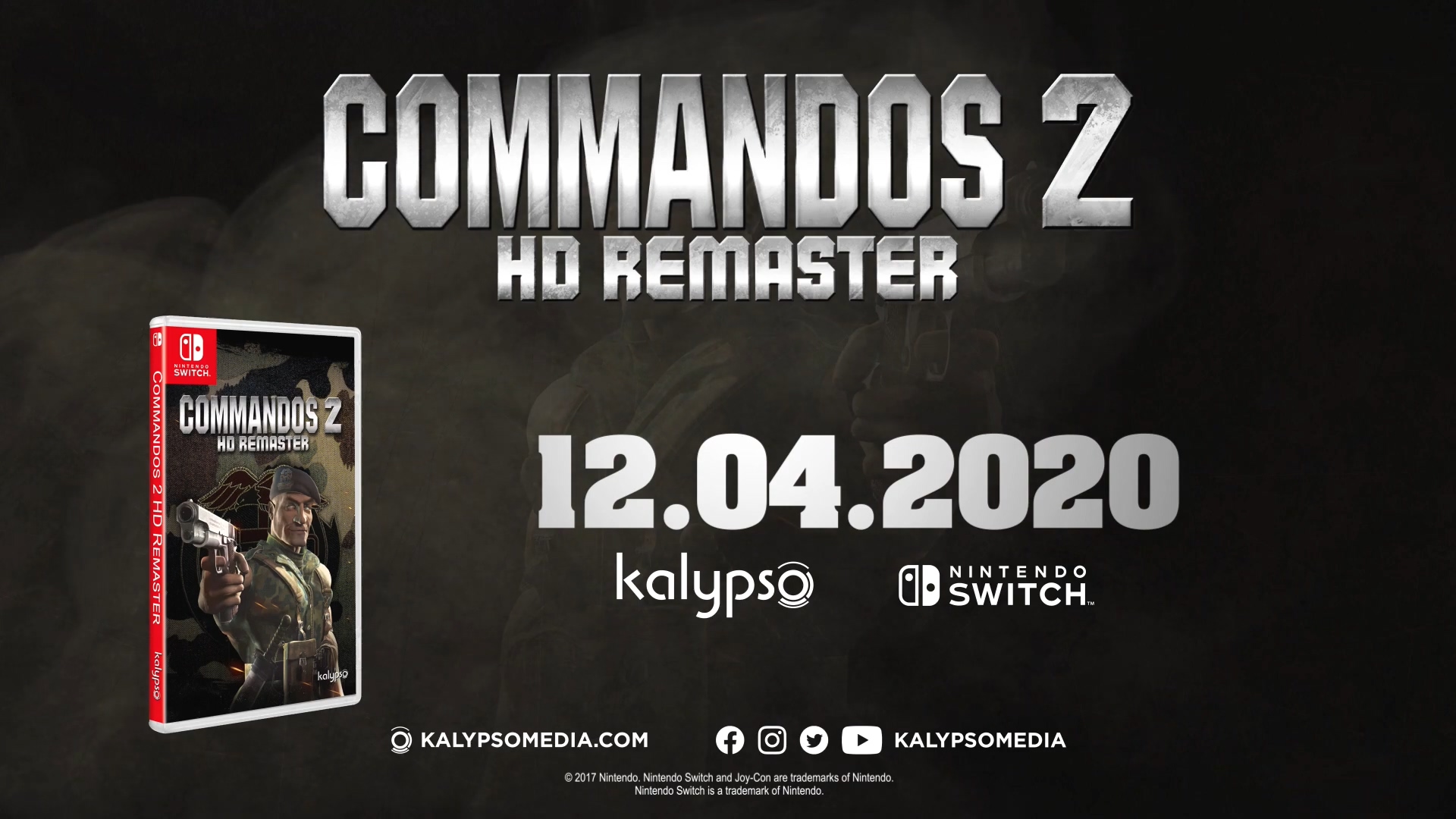 《盟军敢死队2HD》NS版12月4日发售 新预告发布