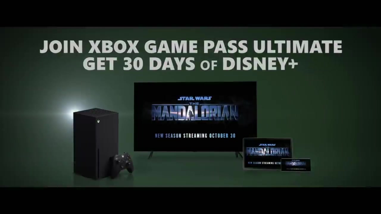 Xbox Game Pass Ultimate订阅送30天迪士尼+会员