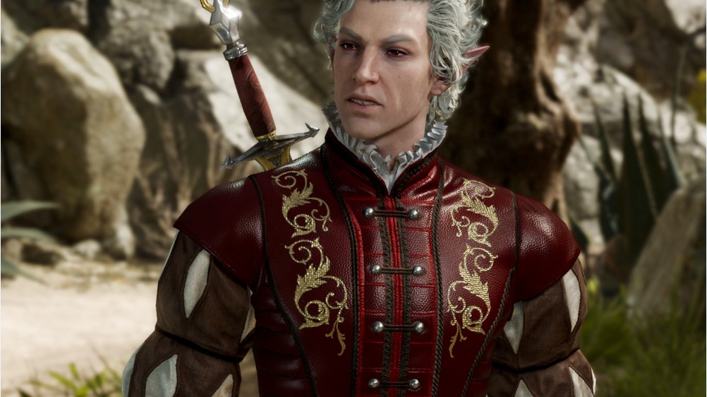 《博德之门3》金红Astarion服装外观MOD