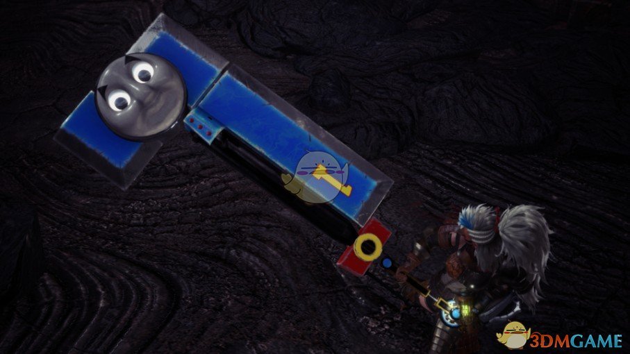 《怪物猎人：世界》托马斯小火车斩斧MOD