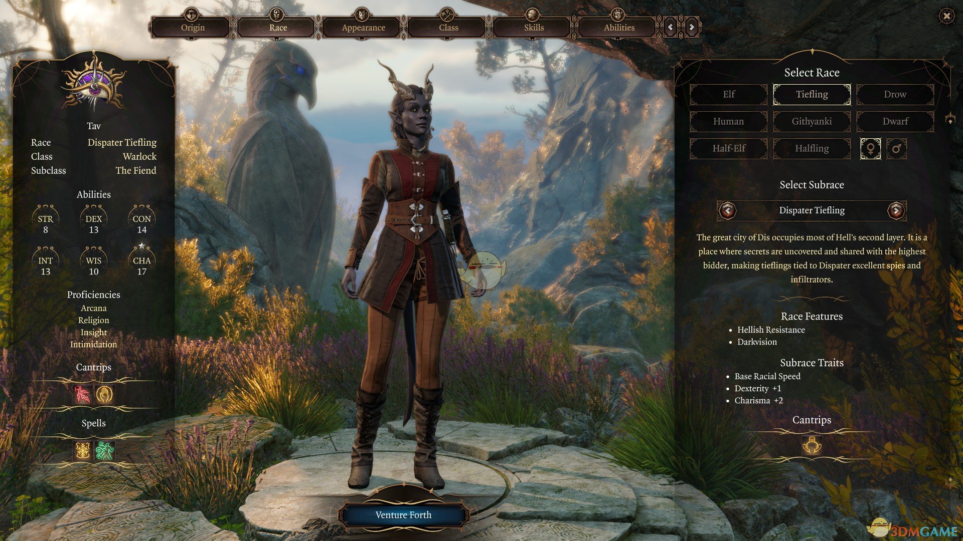 《博德之门3》魔邓肯的众敌卷册提夫林亚族MOD