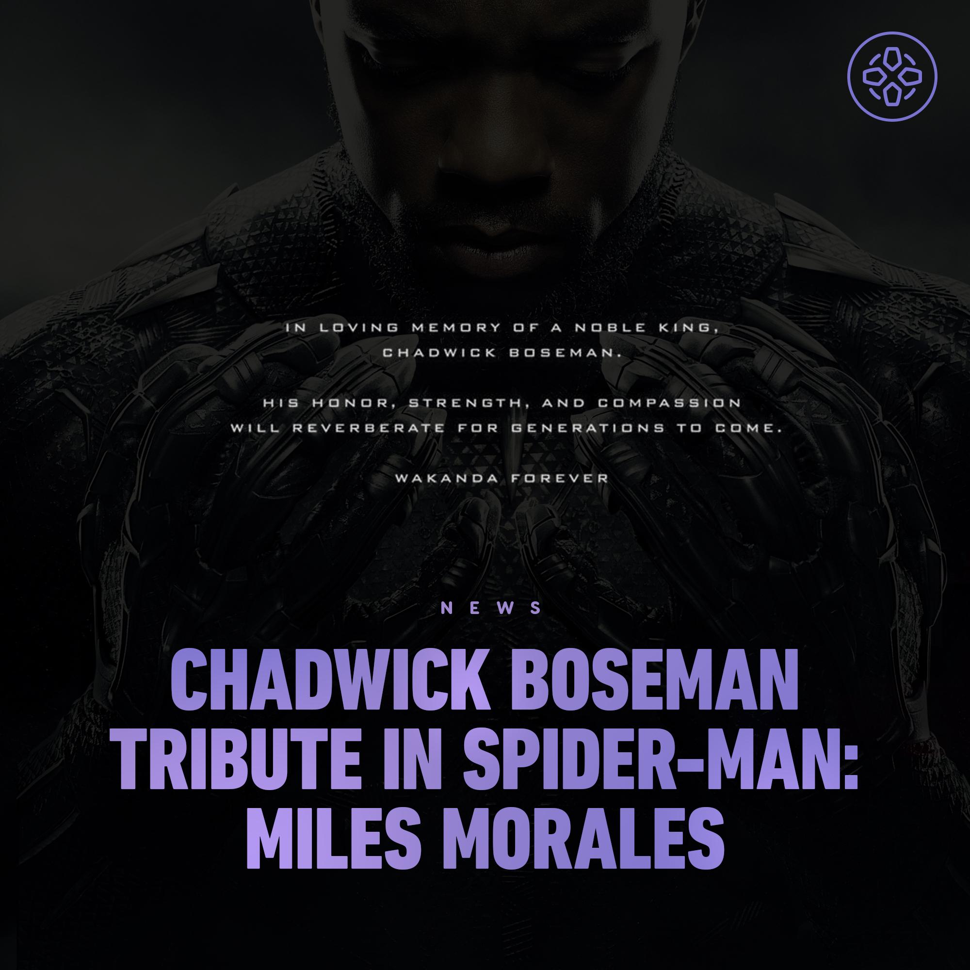 《漫威蜘蛛侠：迈尔斯》中还悼念了黑豹演员和斯坦李