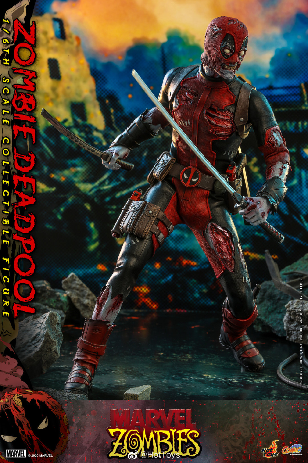 Hottoys推出1/6“丧尸版死侍”人偶 价格待定