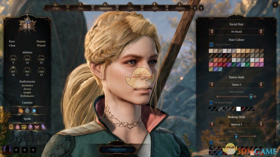 《博德之门3》面部纹理包MOD