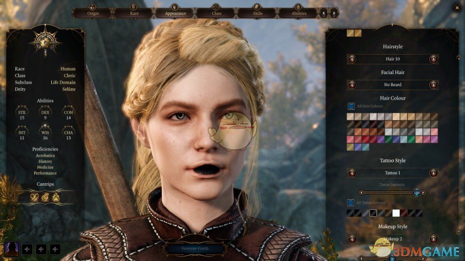 《博德之门3》面部纹理包MOD