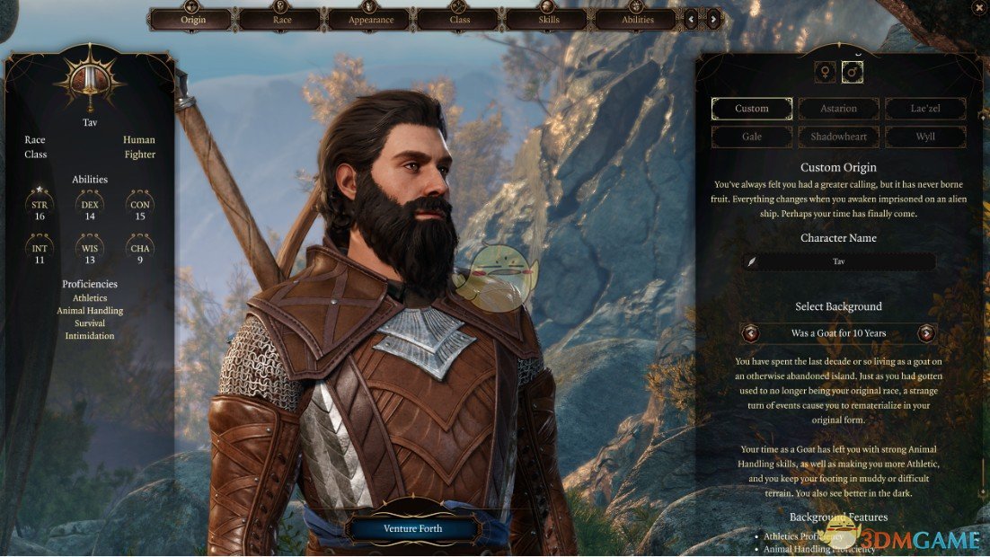 《博德之门3》山羊人MOD