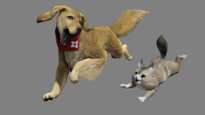 《怪物猎人：崛起》新设定图 公开更多猫狗随从细节