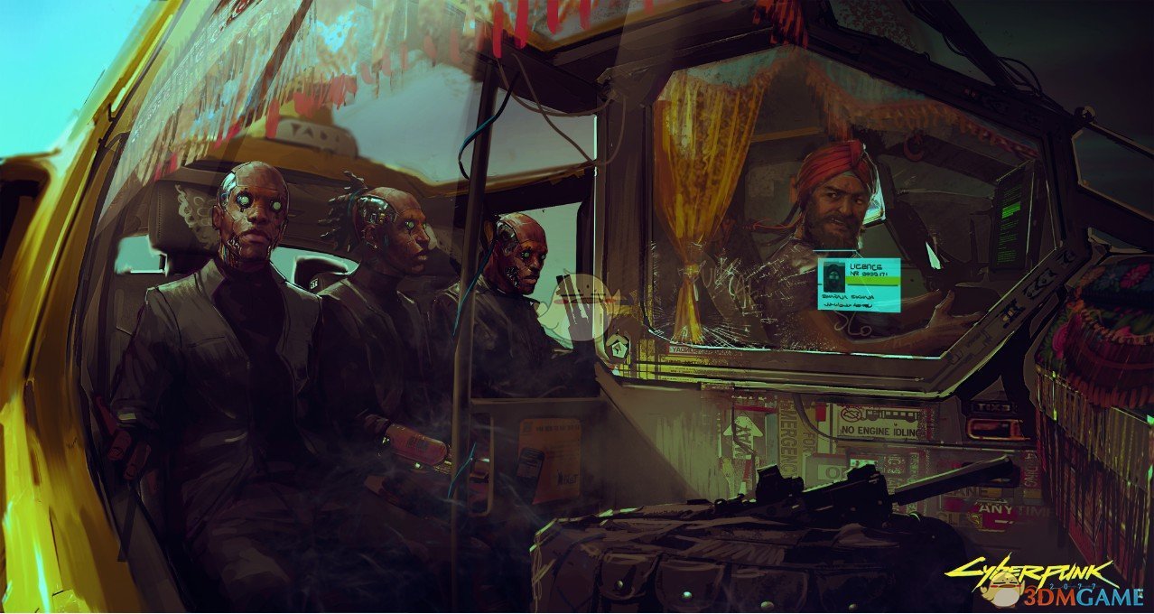 《赛博朋克2077》官方原画集