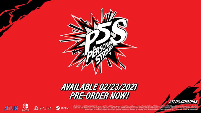 《女神异闻录5S》欧美版明年2月登陆NS/PS4/Steam 预告公开