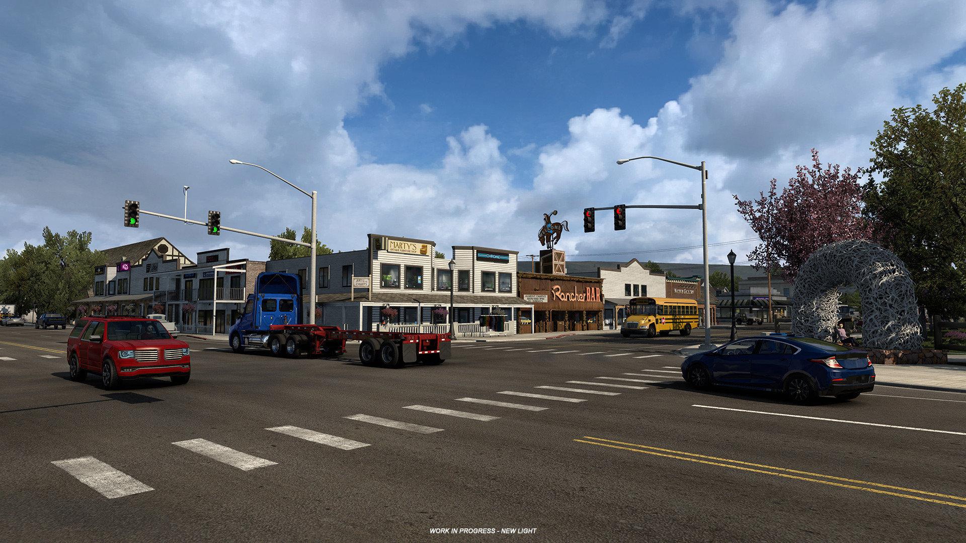 《美国卡车模拟》将驶向怀俄明州 视觉效果升级
