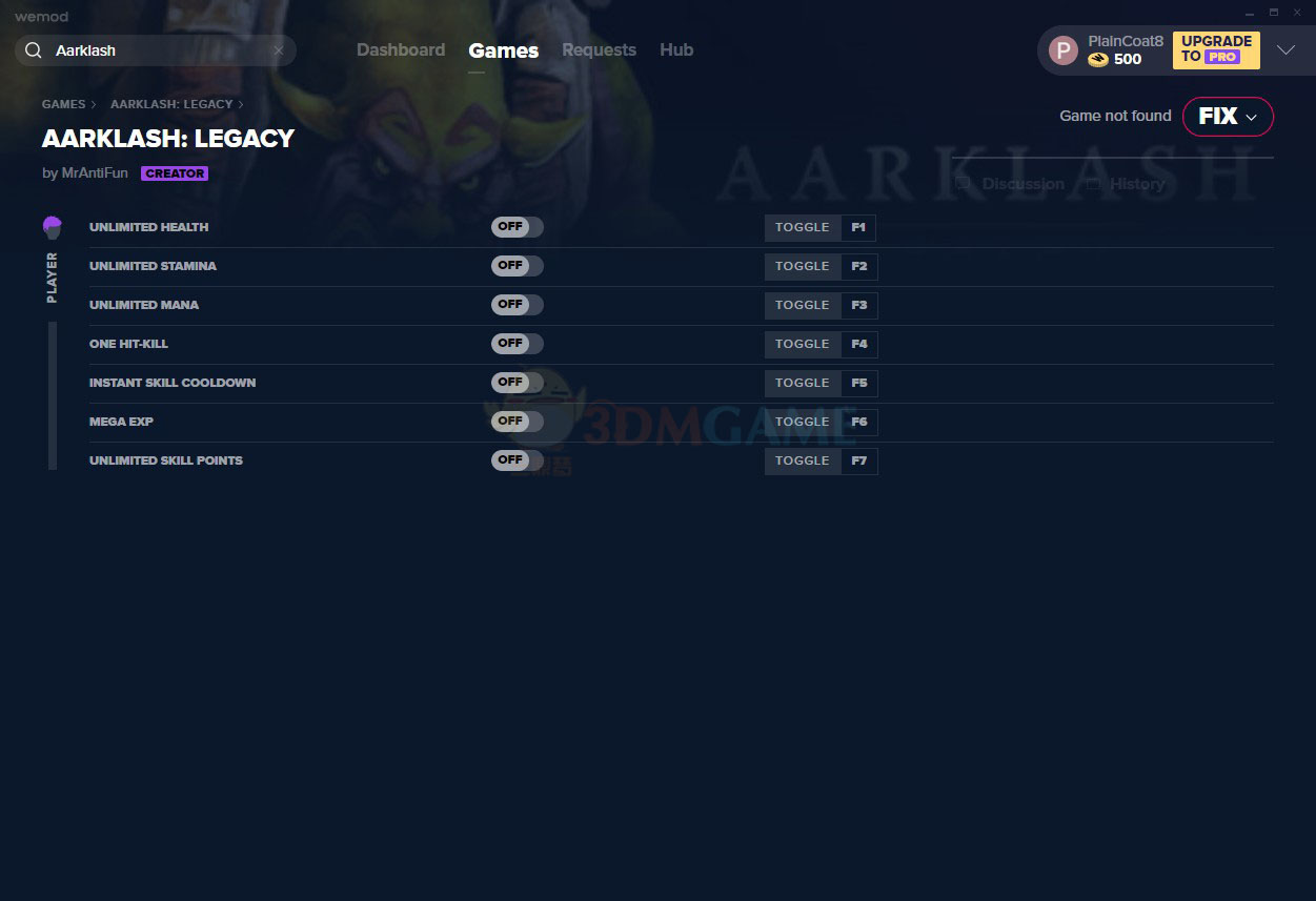 《阿克拉什：传承》v2020.12.06七项修改器[MrAntiFun]