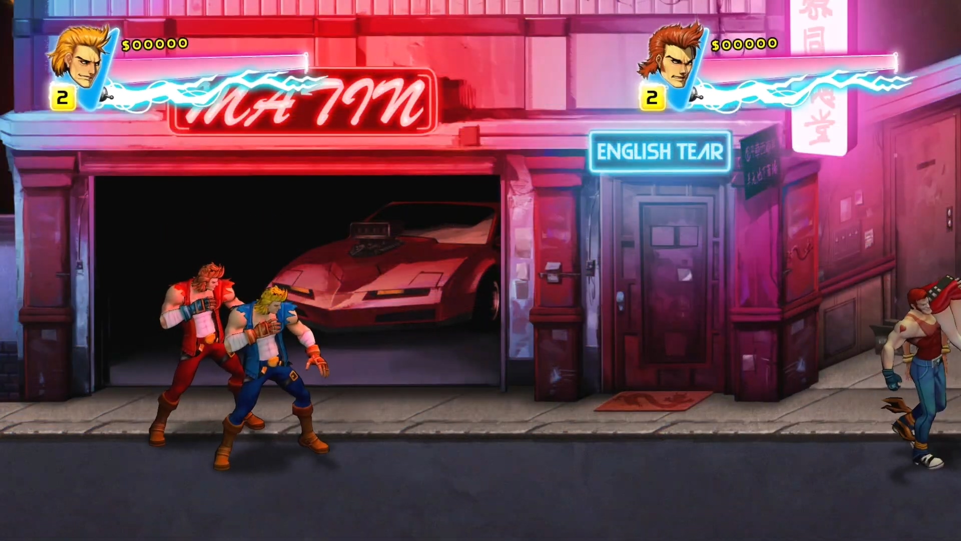 双人闯关重温！《双截龙：彩虹》将于12月21日登陆Switch