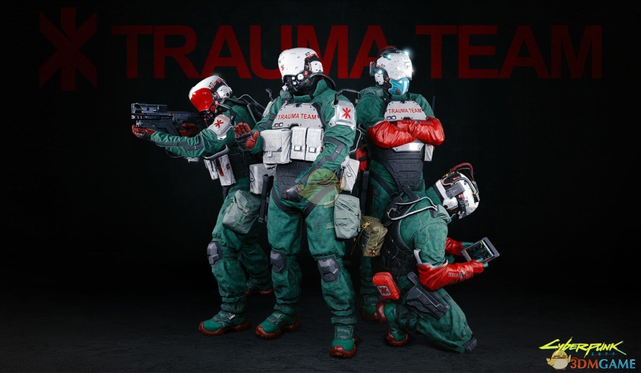 《Wallpaper Engine》赛博朋克2077创伤医疗小组动态壁纸