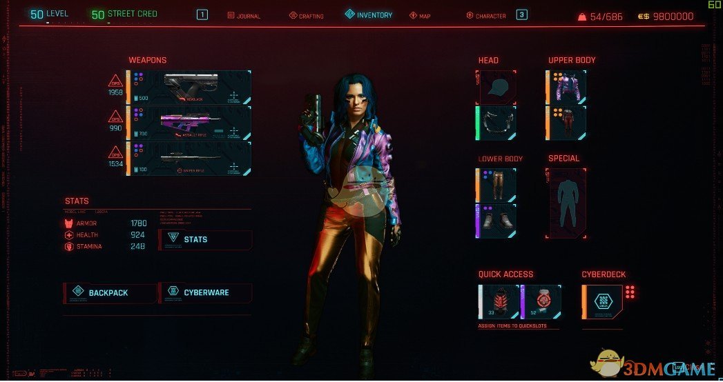 《赛博朋克2077》活着的传奇存档