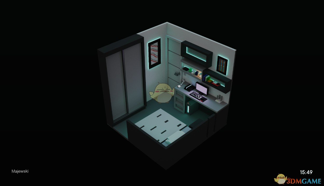 《Wallpaper Engine》迷你方块房间3D场景动态壁纸