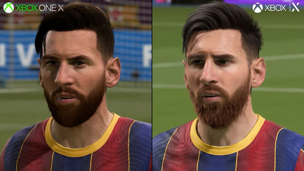 《FIFA 21》新主机版测试 毛发效果简直帅呆了