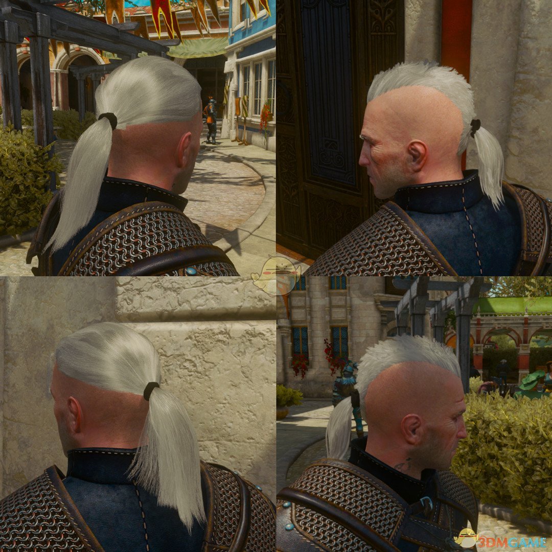 《巫师3：狂猎》杰洛特剃过的发型MOD