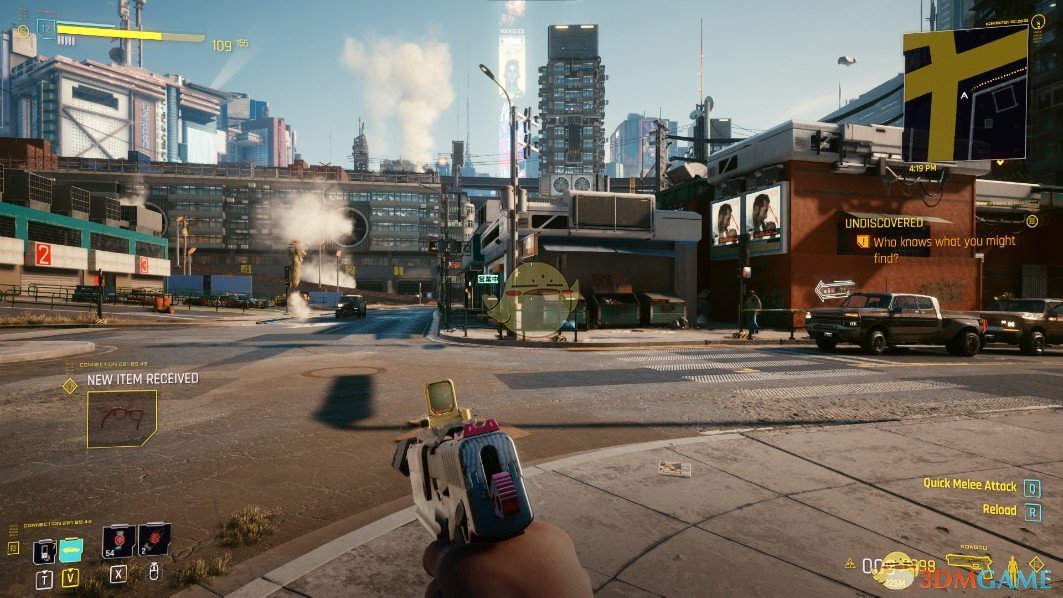 《赛博朋克2077》明黄色界面UI补丁